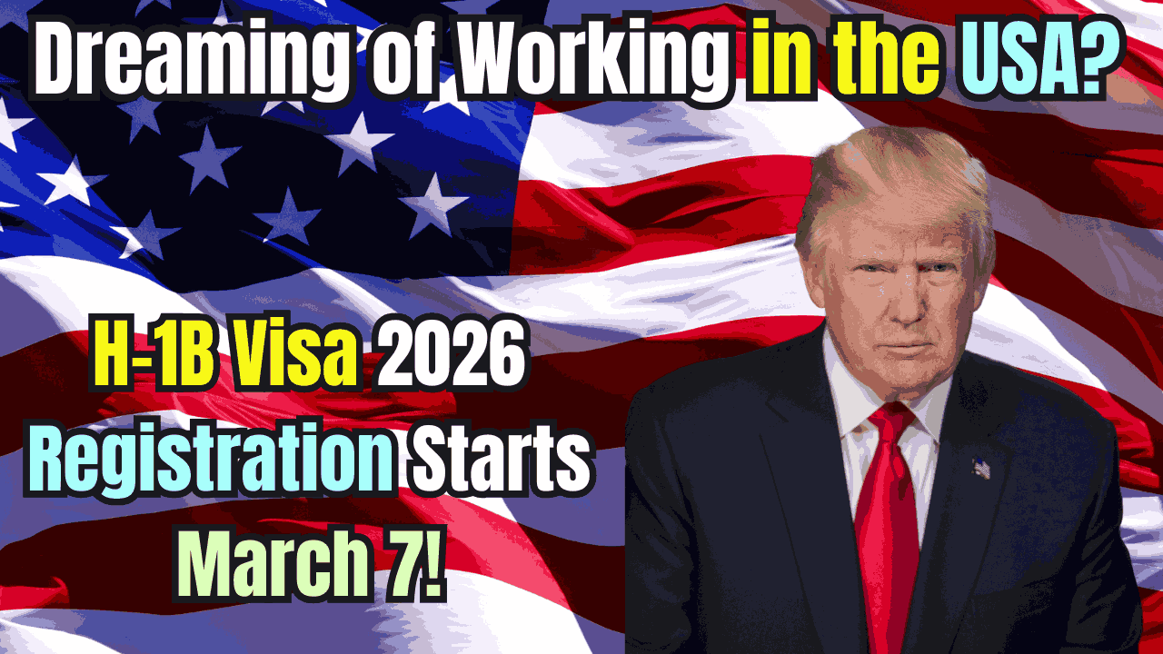 Dreaming of Working in the USA? H-1B Visa 2026 Registration Starts March 7!