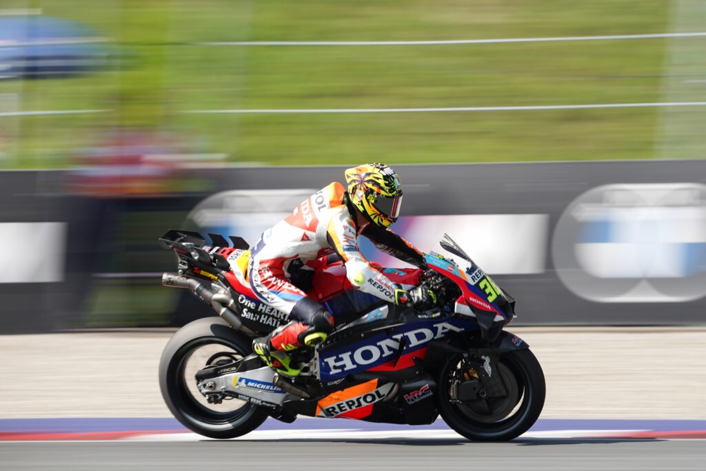 Repsol Honda Team rider Joan Mir at the AustrianGP